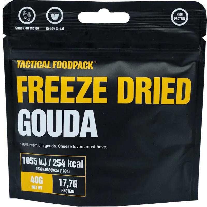 Bocaditos de Queso Gouda Liofilizado  Snack Proteico y Crujiente para Outdoor