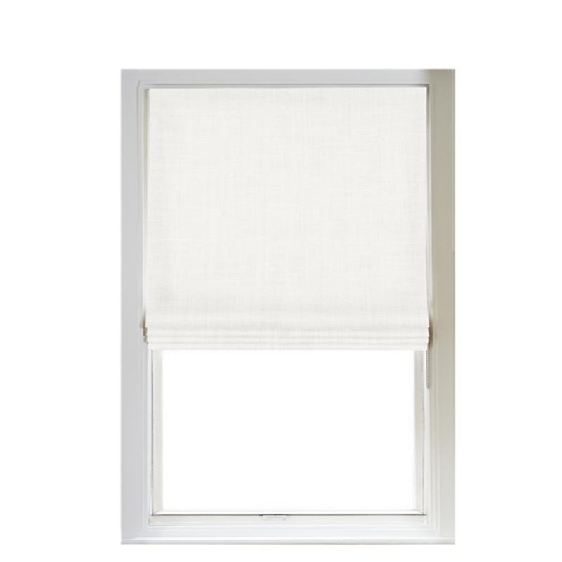 Custom Shade - Flat - Ivory - 34 " width x 90 " height
