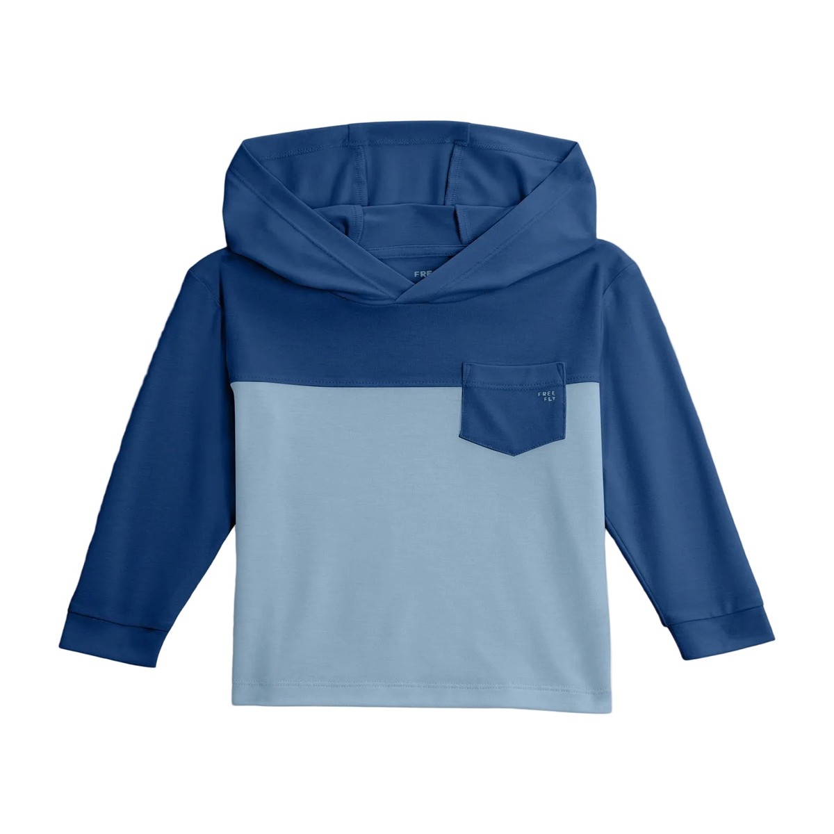 Free Fly Apparel Colorblock Bamboo Shade Hoodie for Toddlers